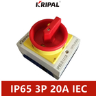 3P 10A 230-440V IP65 বৈদ্যুতিক লোড বিচ্ছিন্ন সুইচ UKP IEC স্ট্যান্ডার্ড