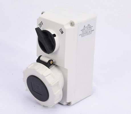 যান্ত্রিক ইন্টারলক সহ IP67 16A 3P IEC ইন্ডাস্ট্রিয়াল পাওয়ার সকেট