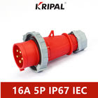 16A 5P IP67 IEC ফেজ ইনভার্টার প্লাগ এবং প্যানেল মাউন্ট করা সকেট
