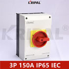 150A 3P IP65 ইন্ডাস্ট্রিয়াল ওয়াটারপ্রুফ UKP Isolator সুইচ IEC স্ট্যান্ডার্ড