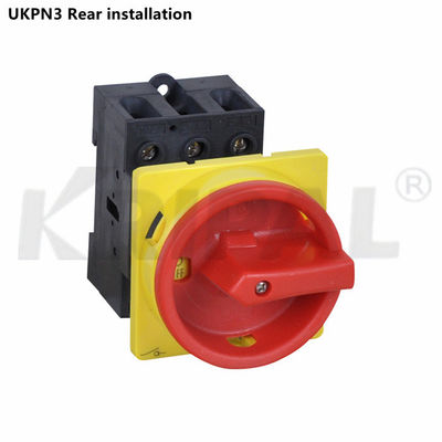63A IP65 ট্রিপল পোল 230V আইসোলেটর সুইচ ওয়াটারপ্রুফ IEC স্ট্যান্ডার্ড
