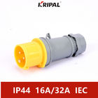 KRIPAL CE প্রত্যয়িত IP44 16A 220V শিল্প প্লাগ এবং সকেট