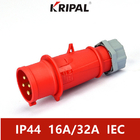 IP44 16A 220V থ্রি ফেজ ওয়াটারপ্রুফ ইন্ডাস্ট্রিয়াল প্লাগ IEC স্ট্যান্ডার্ড