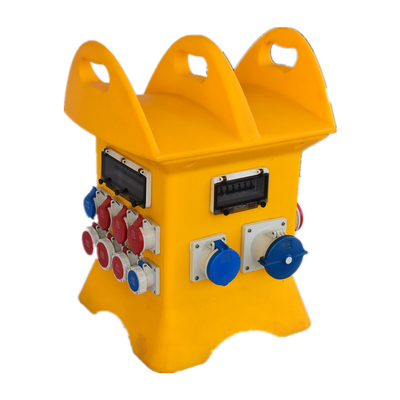 IP65 PE জলরোধী পোর্টেবল বৈদ্যুতিক বন্টন বক্স IEC মান