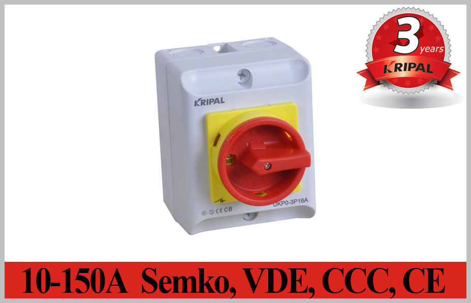 Semko, VDE, CCC, CE IP65 2 ~ 5 পি 10A ~ 150A রোটার বিচ্ছিন্নতা স্যুইচ করুন বৈদ্যুতিক বিচ্ছিন্নতা স্যুইচ জলরোধী সুইচ
